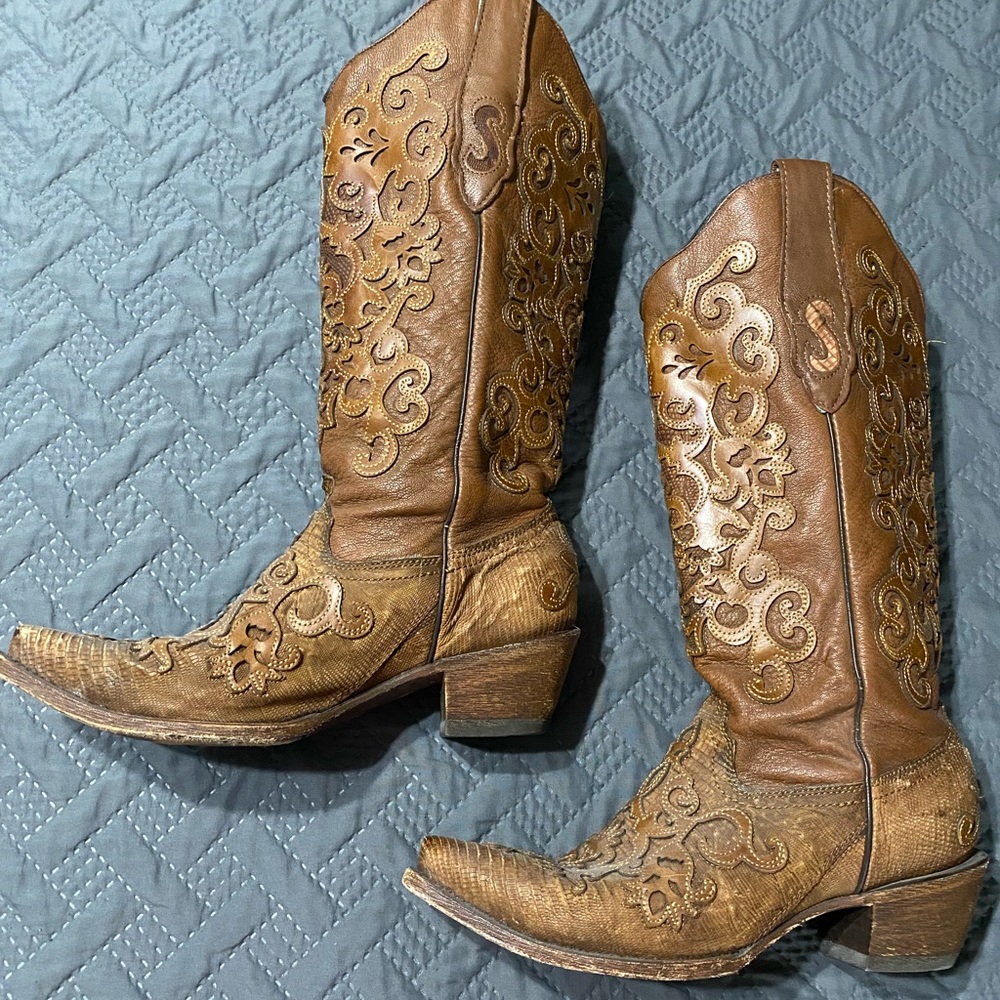 Correl Vintage Cowboy Boots Size 9